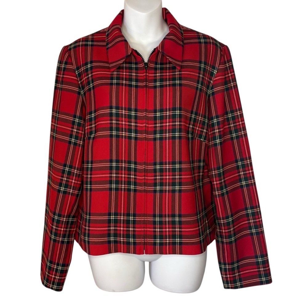 Pendleton Lightweight Merino Wool Zip Jacket/Card… - image 2